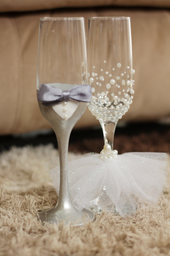 Copas decoradas para bodas